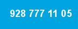 928 777 11 05 928 777 11 05
